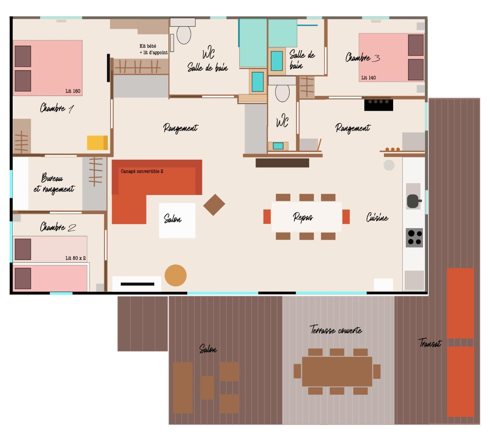"Le Marina" Maison & Appartements Proche De La Mer Avec Piscine Сериньян Экстерьер фото